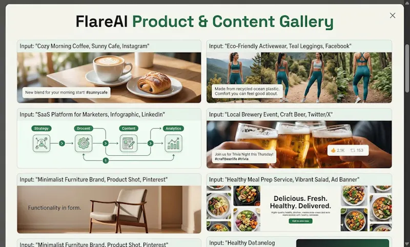 FlareAi Marketing screenshot 1