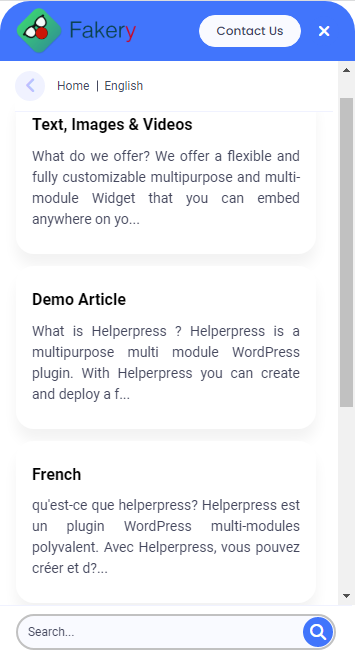 Helperpress - Многофункциональный многофункциональный виджет WordPress Help & Support WordPress медиа 12