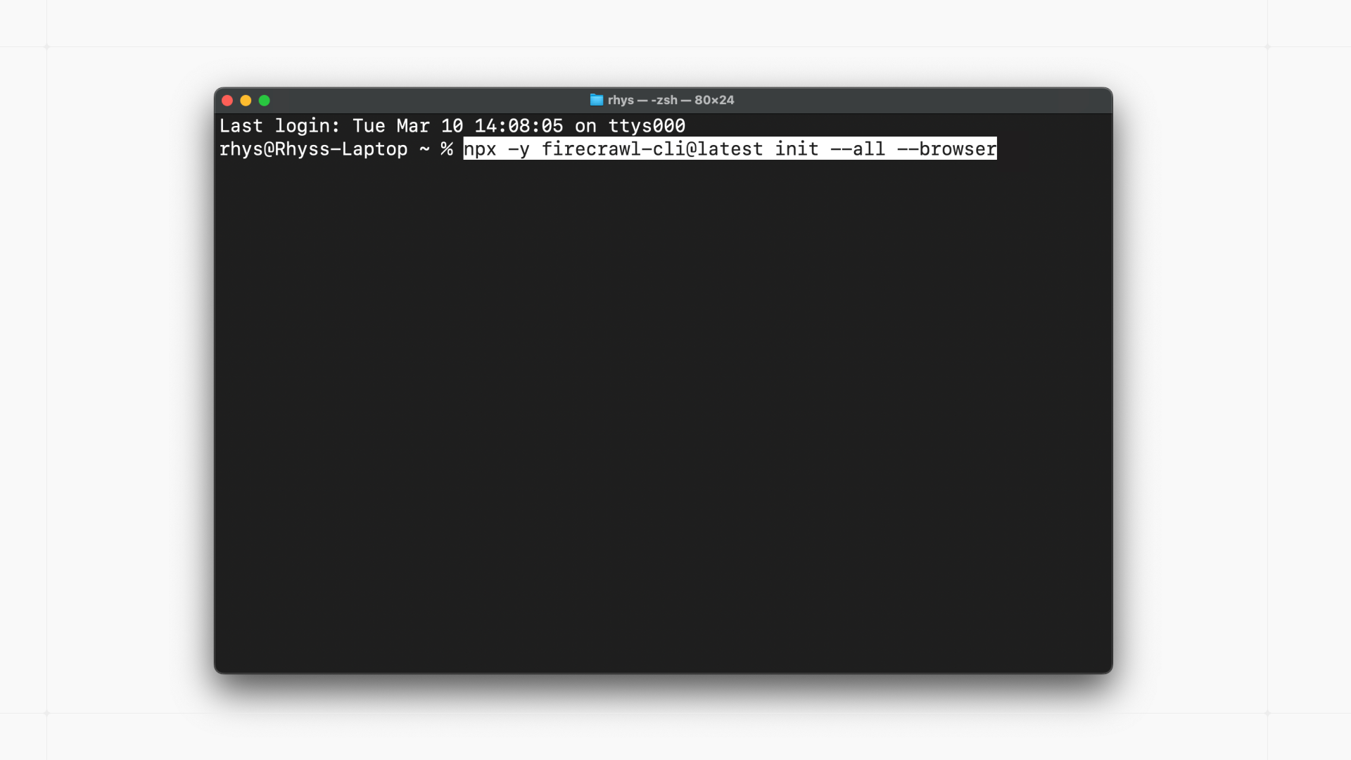 Firecrawl CLI gallery image