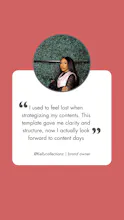 Full content strategy template gallery image