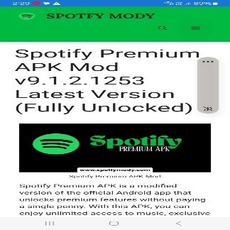 Spotfy Mody - Main product screenshot demonstrating key features and user interface