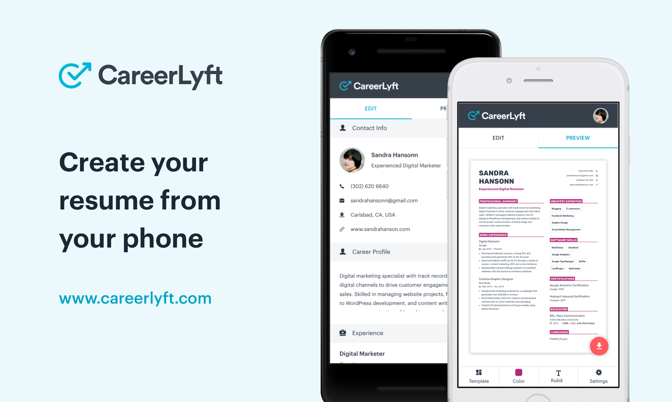 CareerLyft Resume Builder gallery image