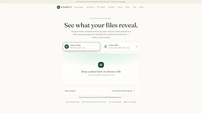 Pixurity screenshot 2