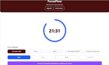 FocusFlows —Focus Timer & WebsiteBlocker gallery image