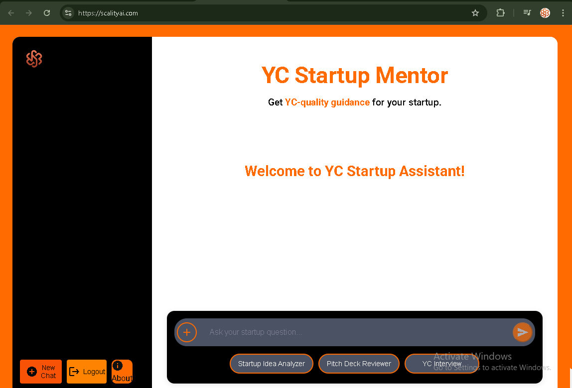 Media Scalityai - Maklum balas permulaan gaya YC dengan AI 1