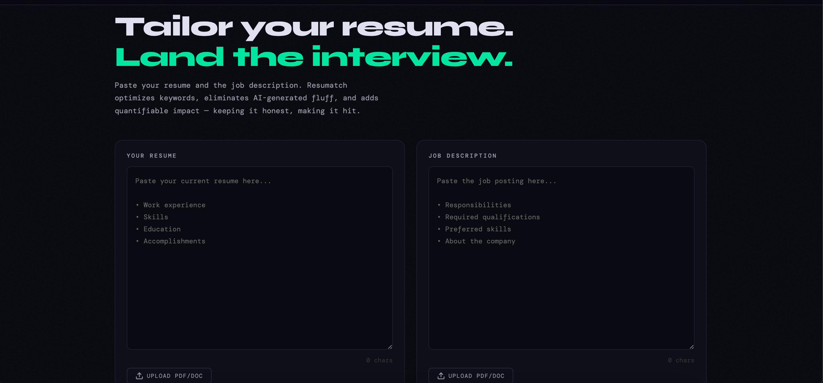 Resumatch gallery image