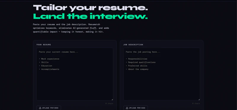 Resumatch screenshot 2