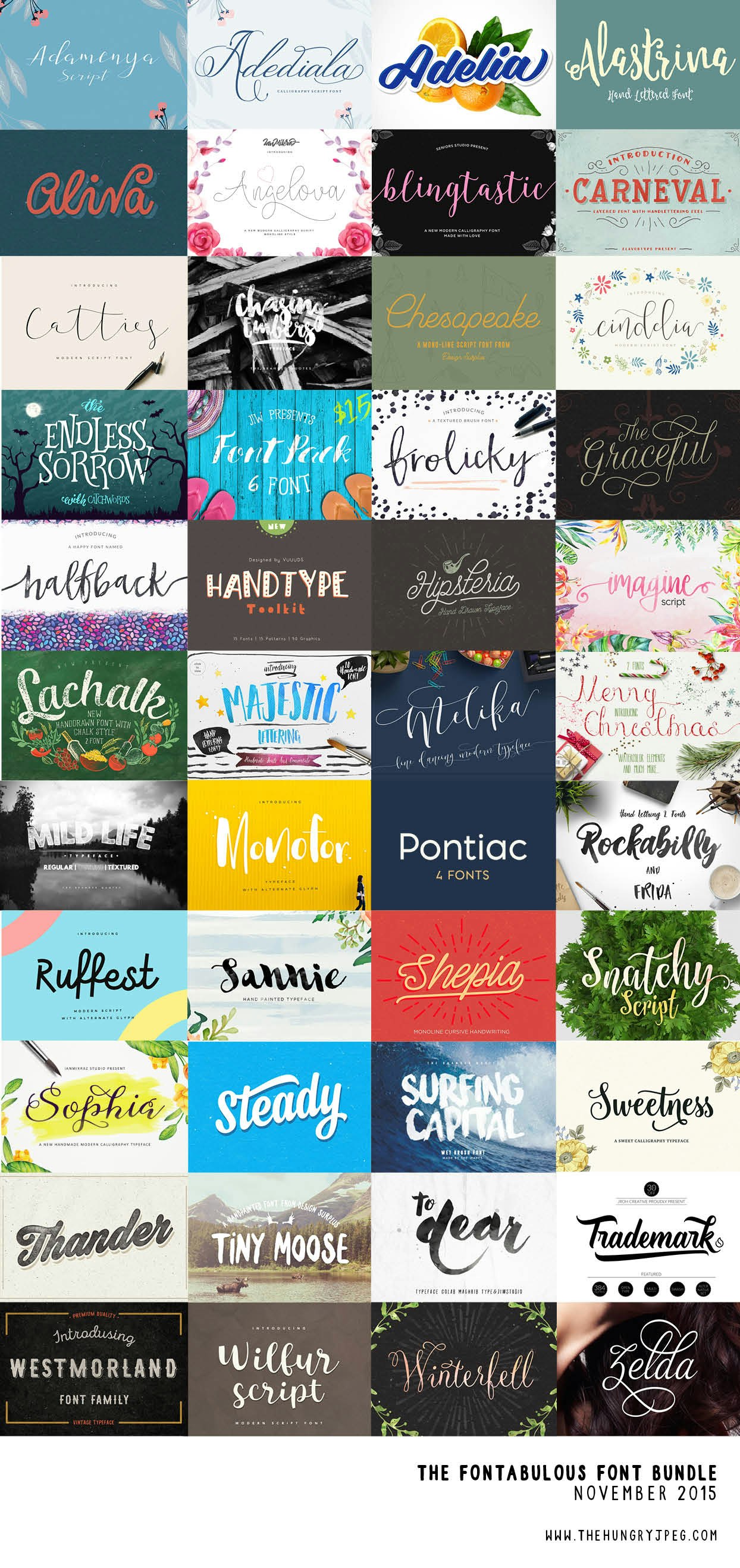 The Fontabulous Font Bundle gallery image