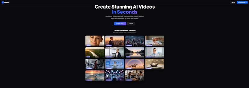 Vidiona screenshot 1