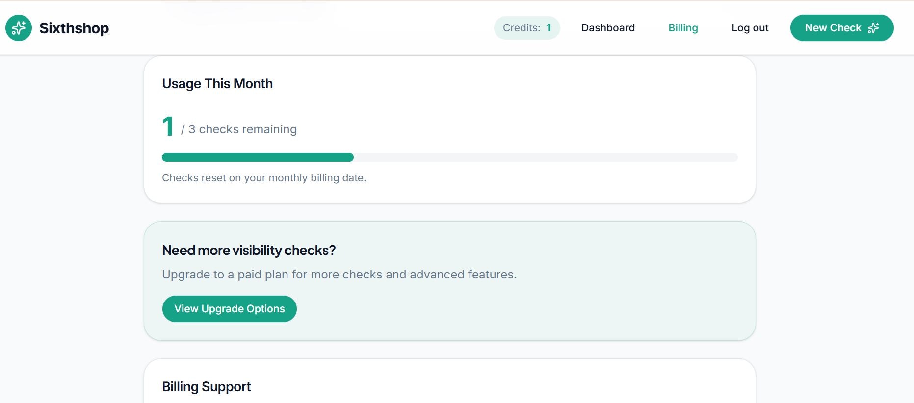Sixthshop - Screenshot 4 showing product features and functionality