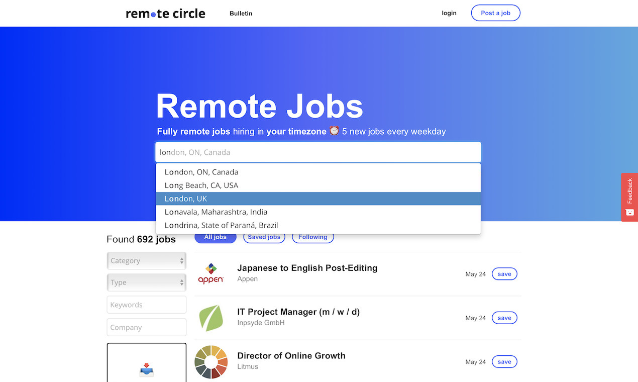 Remote Circle Image