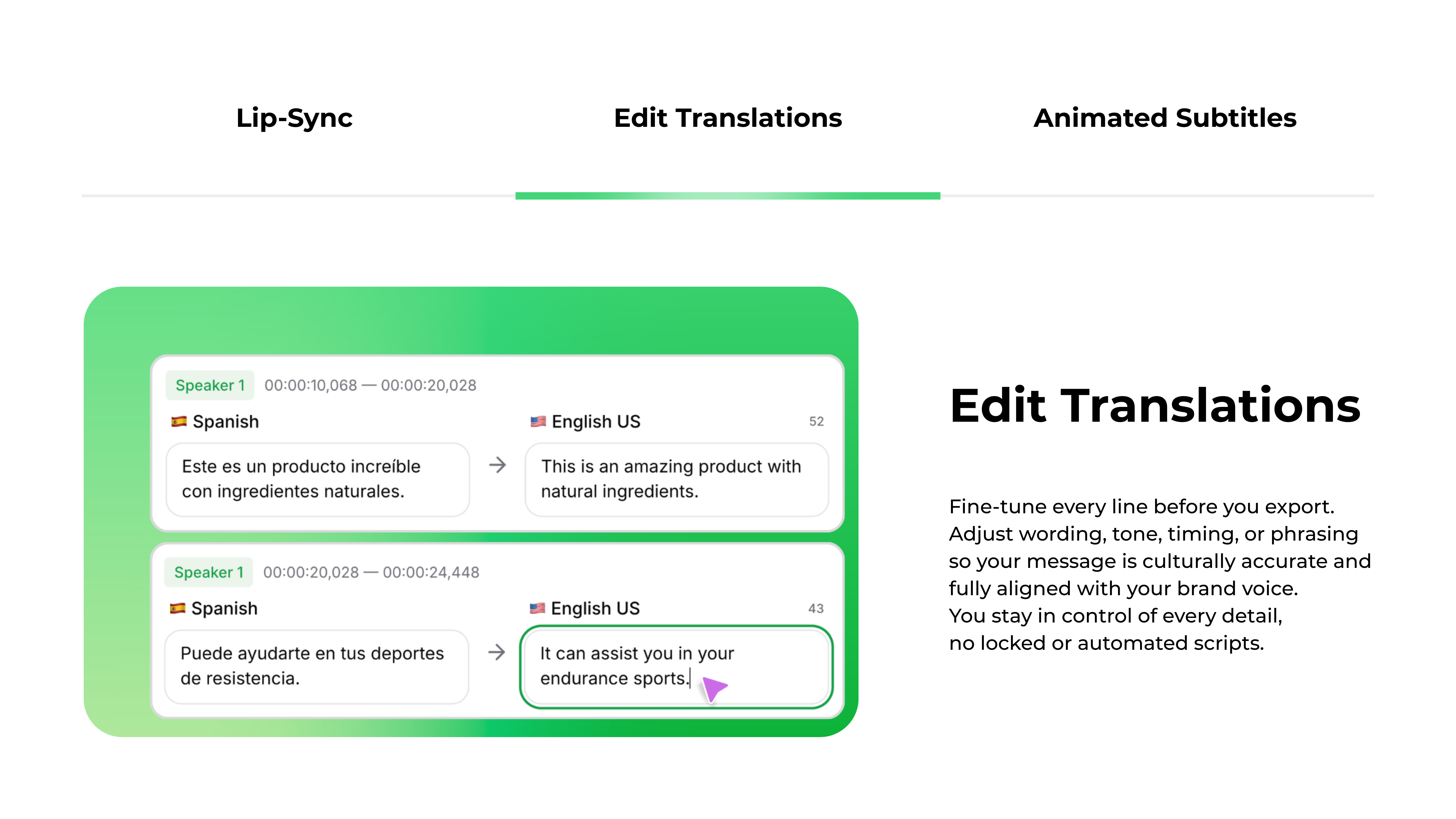 GeckoDub - Screenshot 4 showing product features and functionality