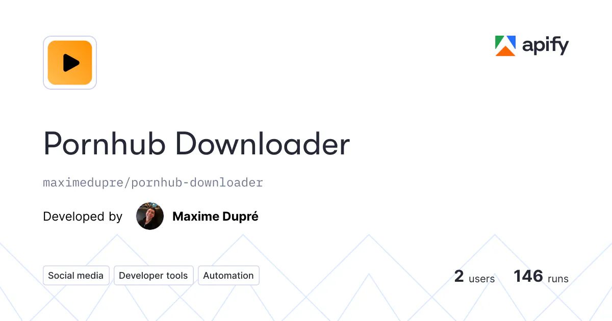 Pornhub Downloader screenshot 1