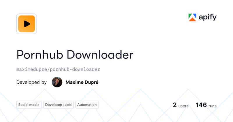 Pornhub Downloader screenshot 1