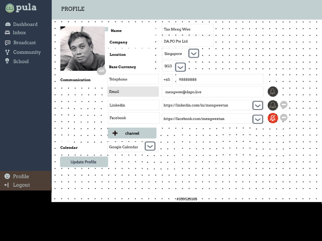 PULA Project Management Workspace gallery image