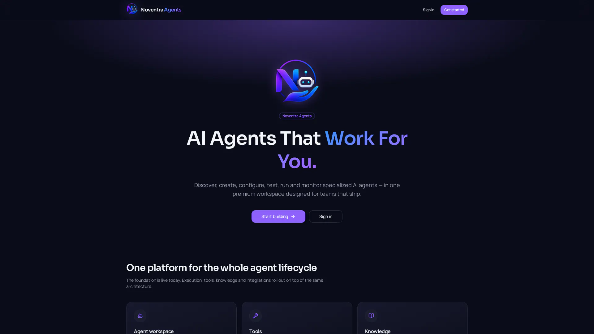 Noventra agents  gallery image