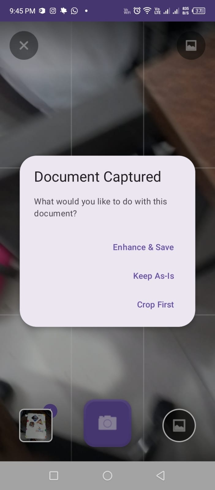 DocScanner - Fast Document Scanner - Main product screenshot demonstrating key features and user interface