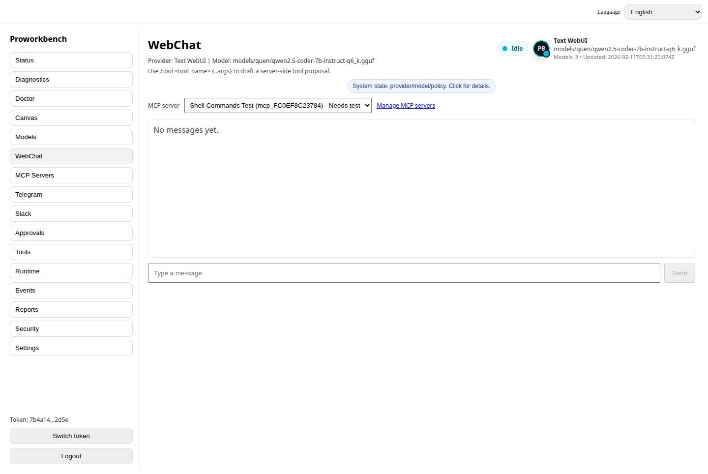Proworkbench - Main product screenshot demonstrating key features and user interface