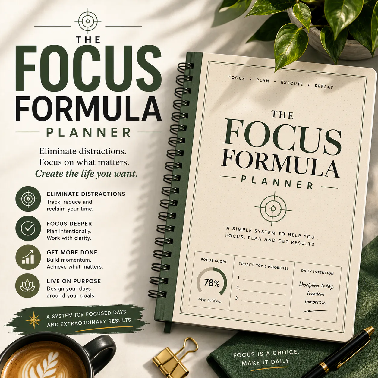 The Focus Formula Planner  gallery image