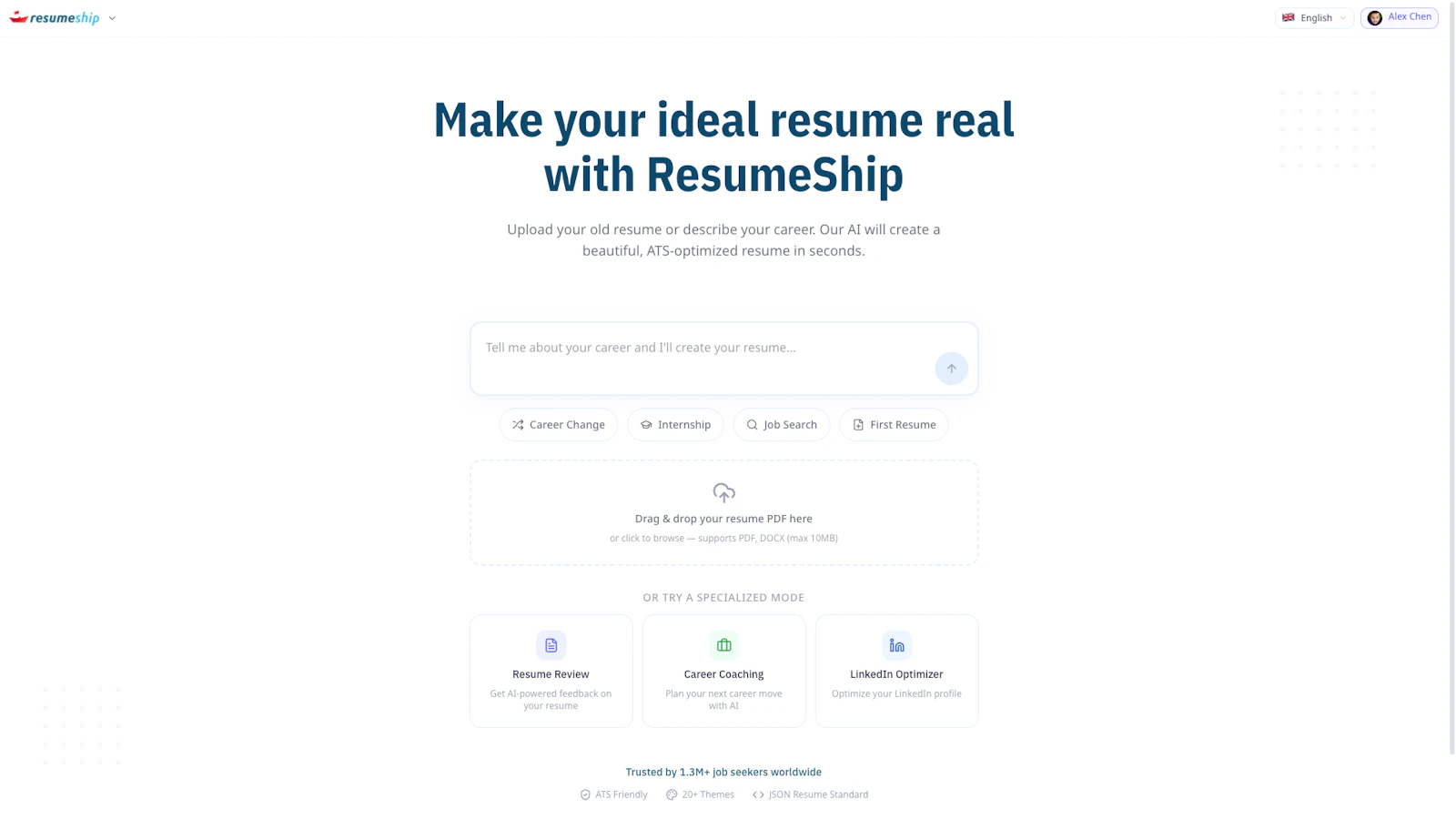 ResumeShip screenshot 2