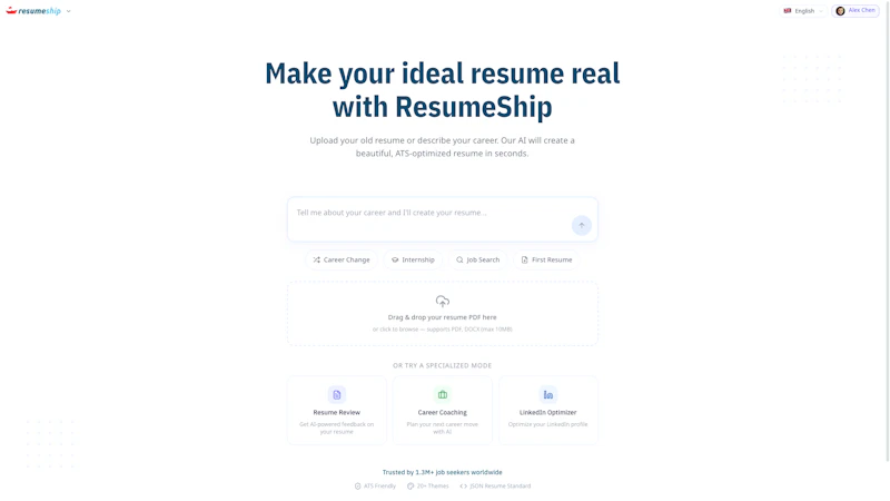 ResumeShip screenshot 2