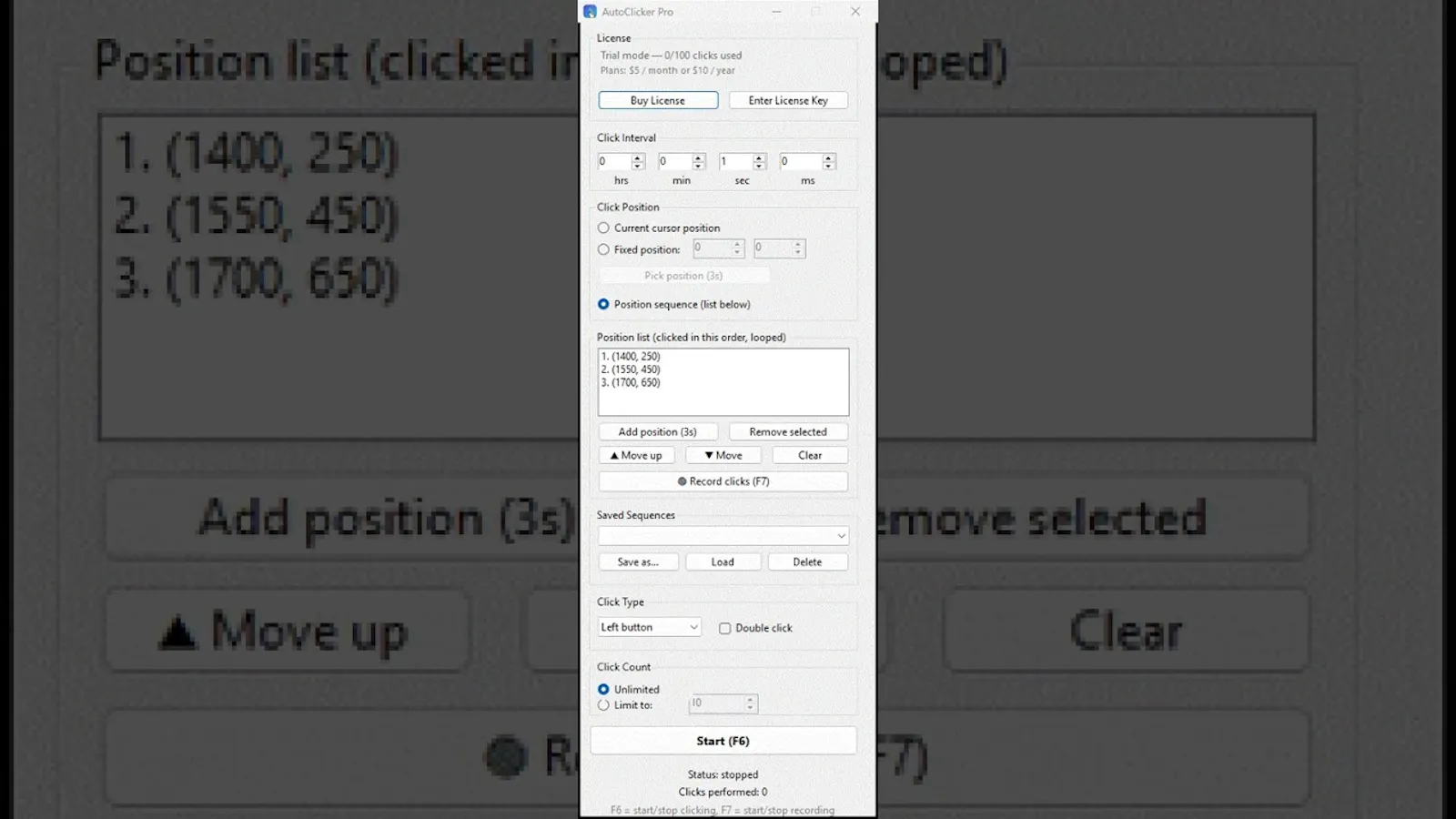 AutoClicker Pro screenshot 1 (video preview)