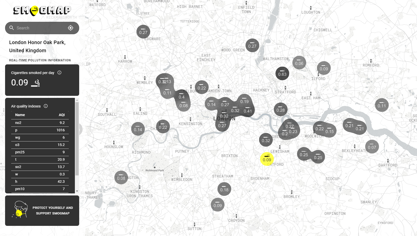 Smogmap gallery image