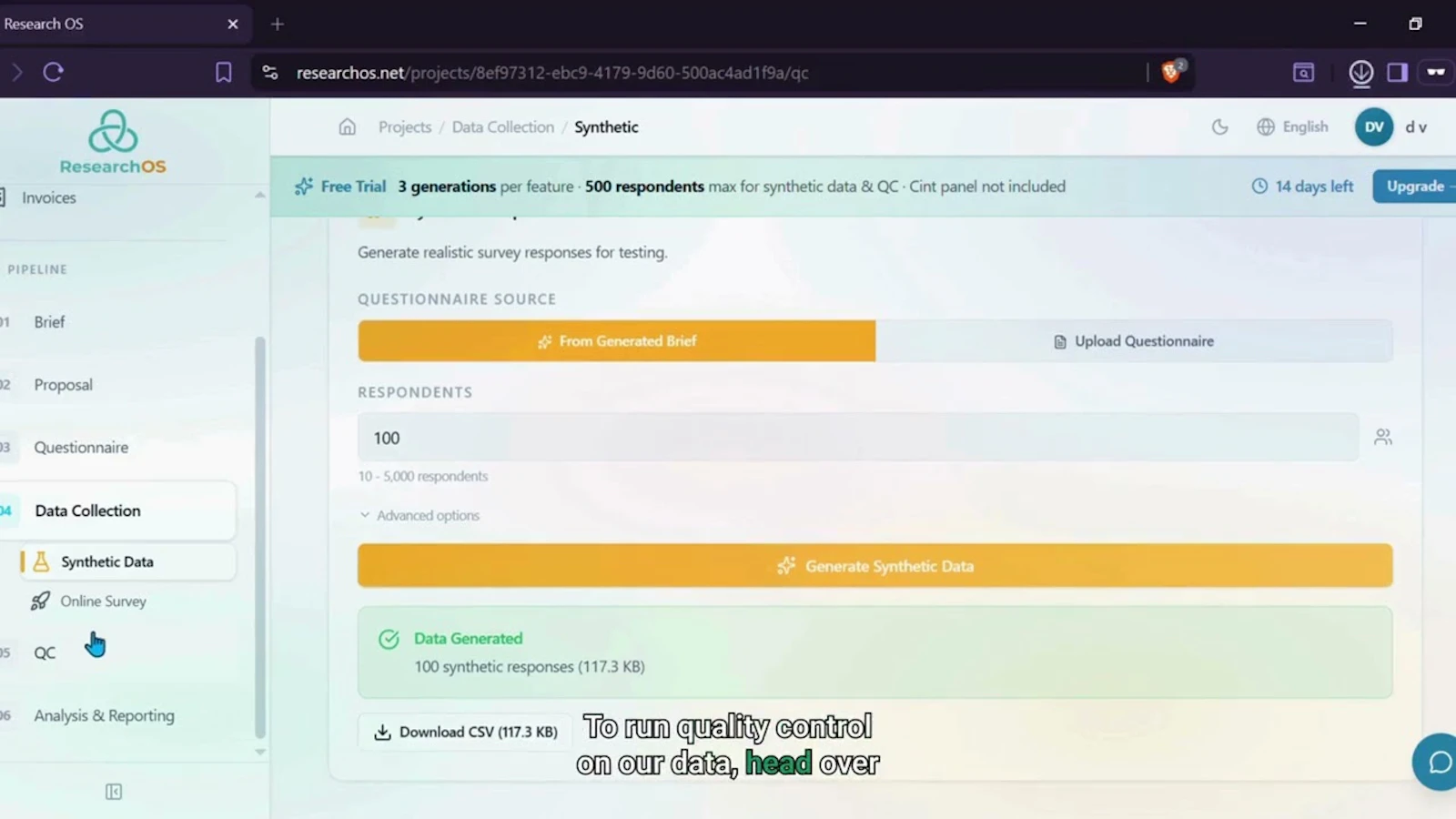 ResearchOS screenshot 1 (video preview)