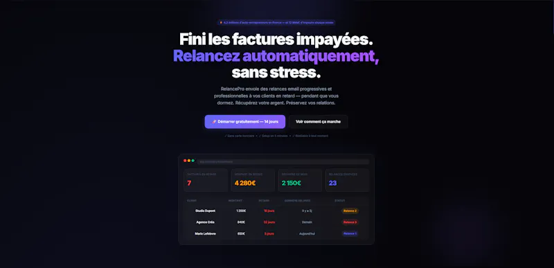 RelancePro screenshot 1
