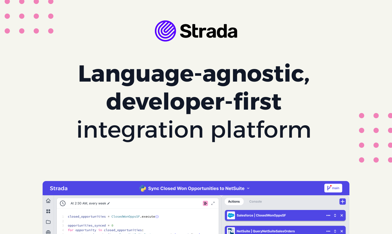 startuptile Strada-Developer-first enterprise integration platform