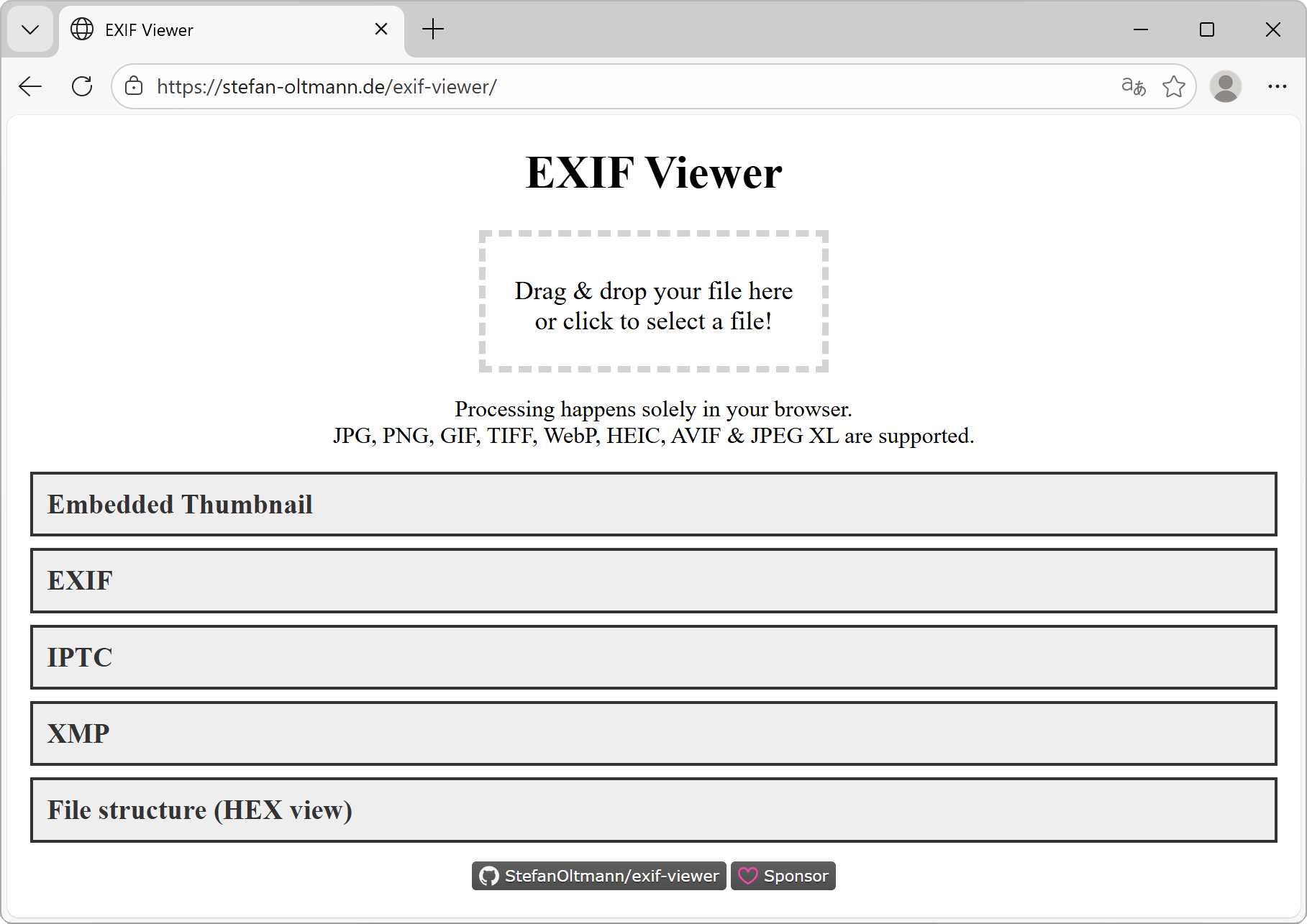EXIF Viewer gallery image