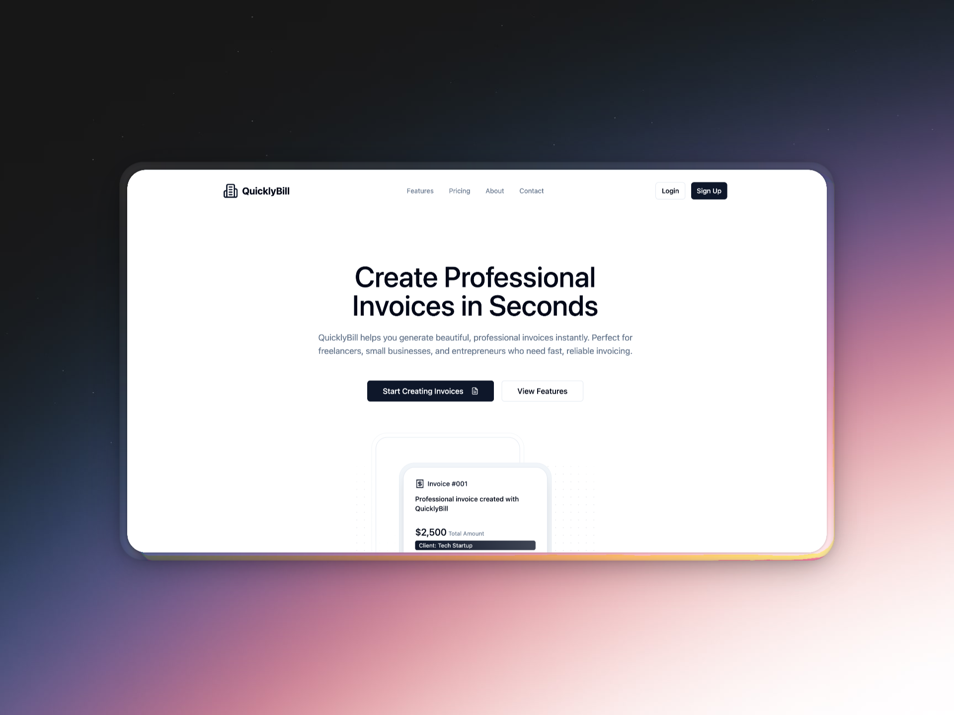 Média Rapidebill - Générateur de factures professionnelles 1