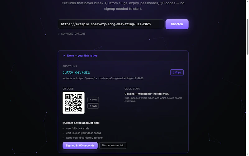 cutty.dev screenshot 5