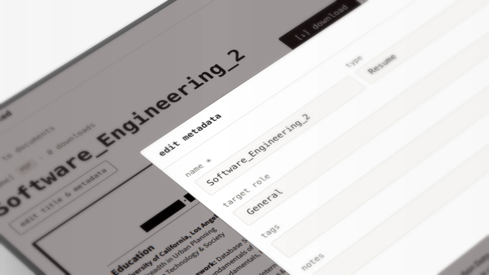 Resume Tracked screenshot 6