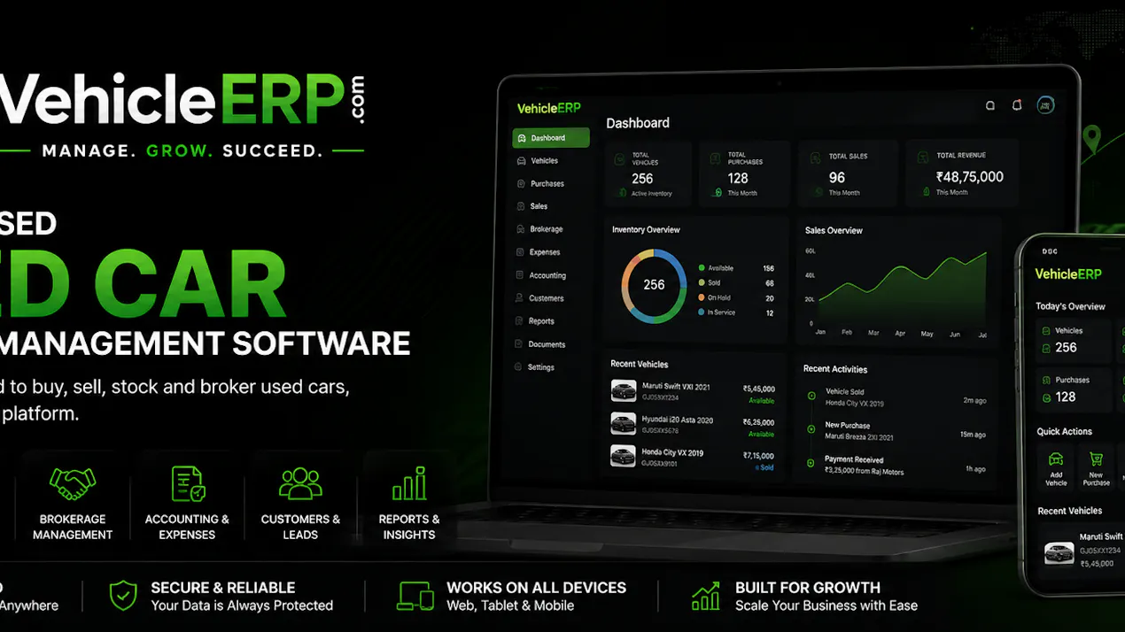 VehicleERP product