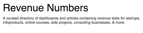 Revenue Numbers gallery image
