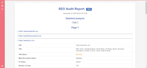 SEO Report Generator gallery image