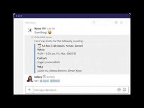 Slack Scheduling App by kono.ai gallery image