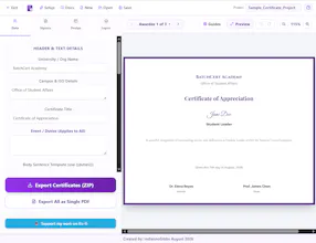 BatchCert gallery image
