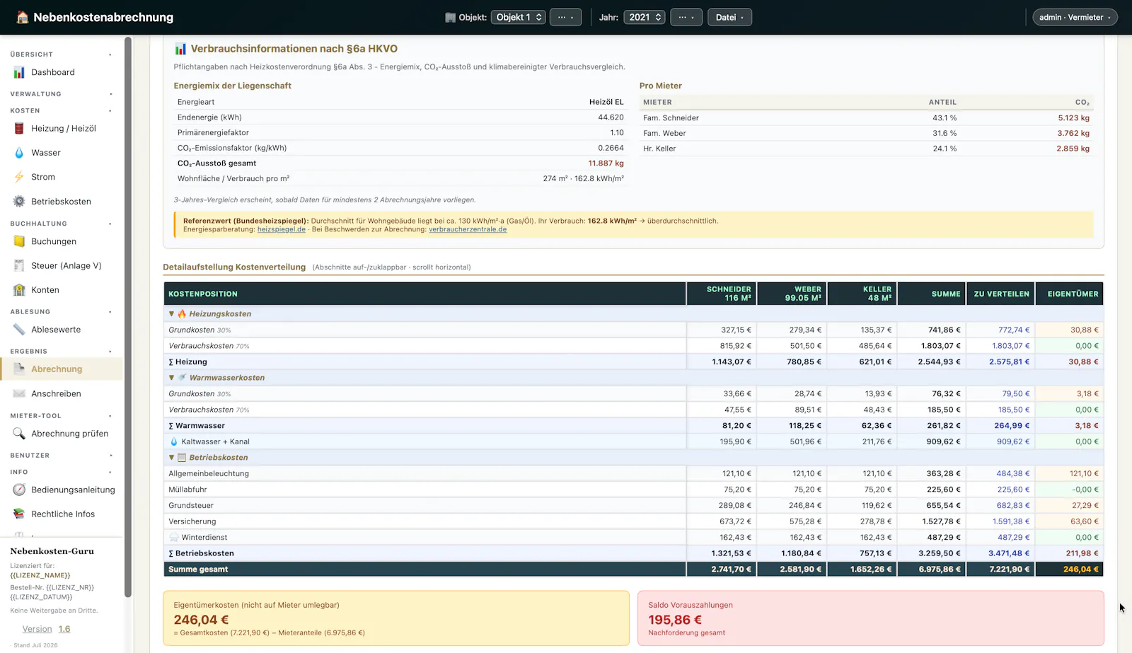 Nebenkosten-Guru screenshot 3