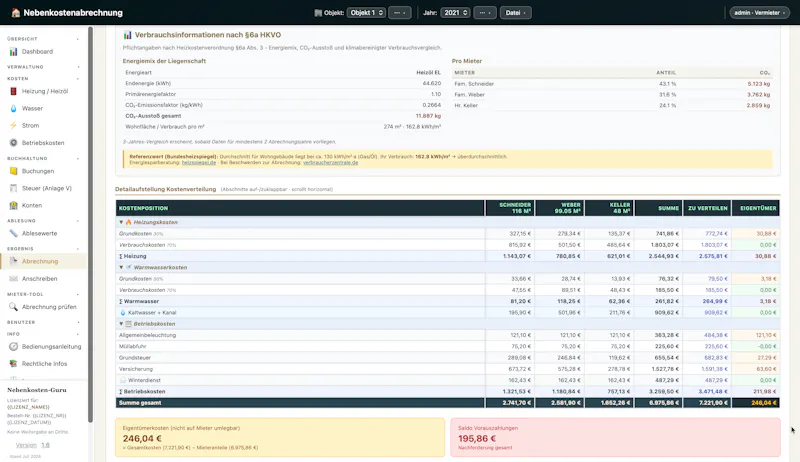 Nebenkosten-Guru screenshot 3