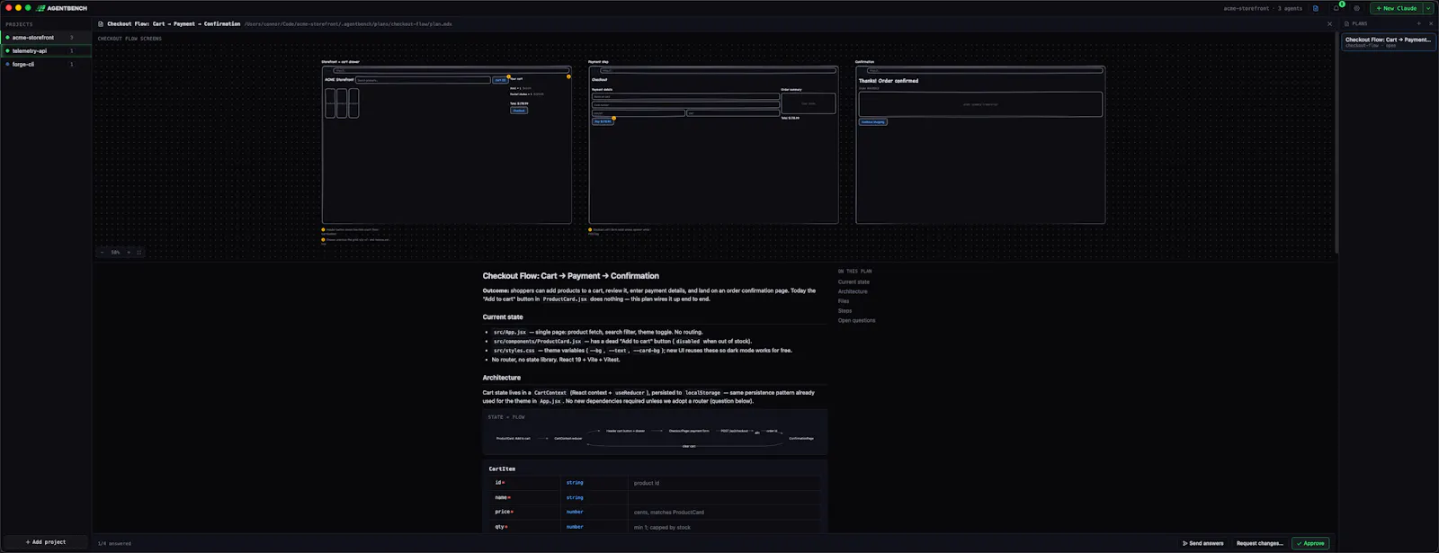 Agent Bench screenshot 5