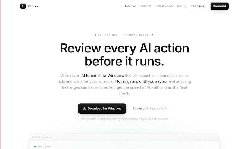 Verlox screenshot 1