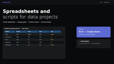 DataForge: Sheets & Scripts for Projects gallery image