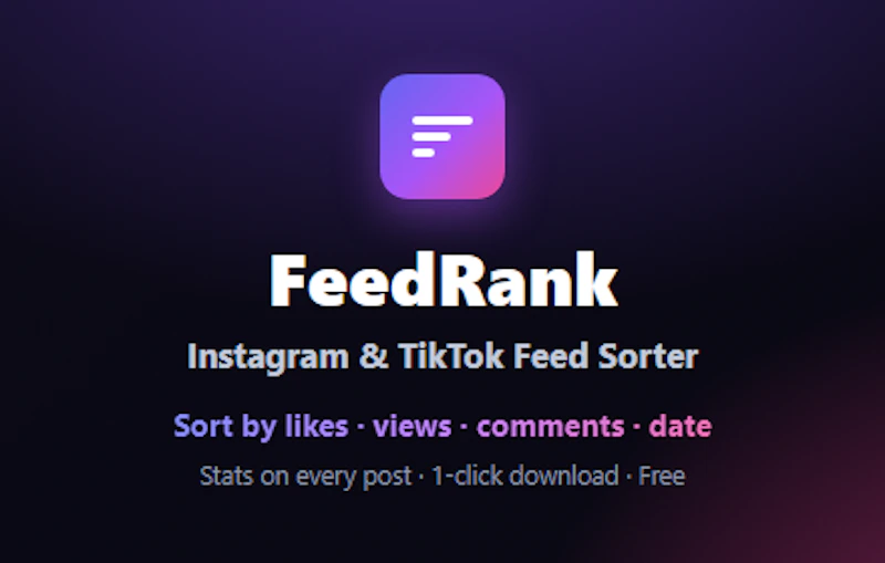 FeedRank screenshot 1