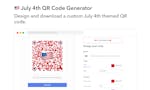 July 4th QR Code Generator image