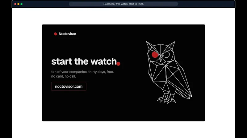 Noctovisor screenshot 1 (video preview)