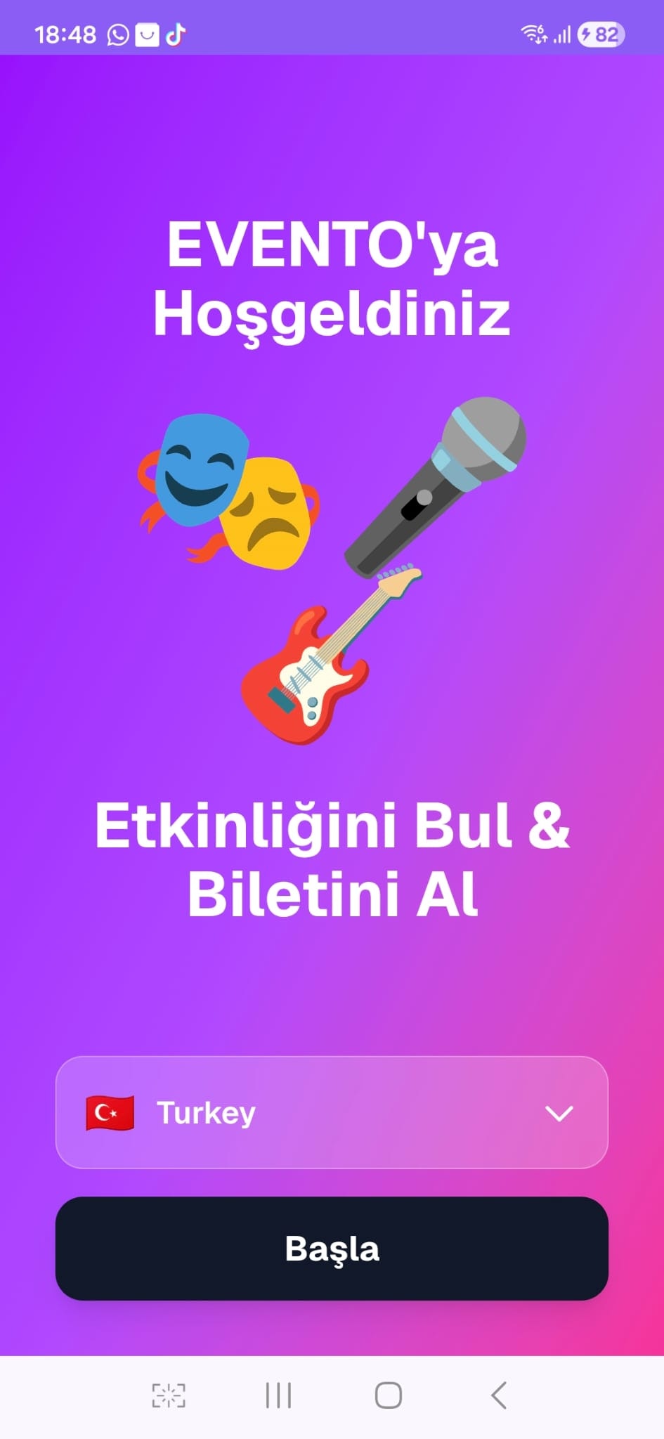 EVENTO - Main product screenshot demonstrating key features and user interface