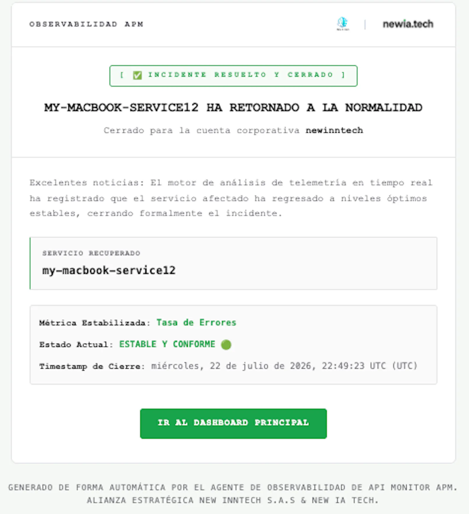 APi Monitor - New Inntech screenshot 1