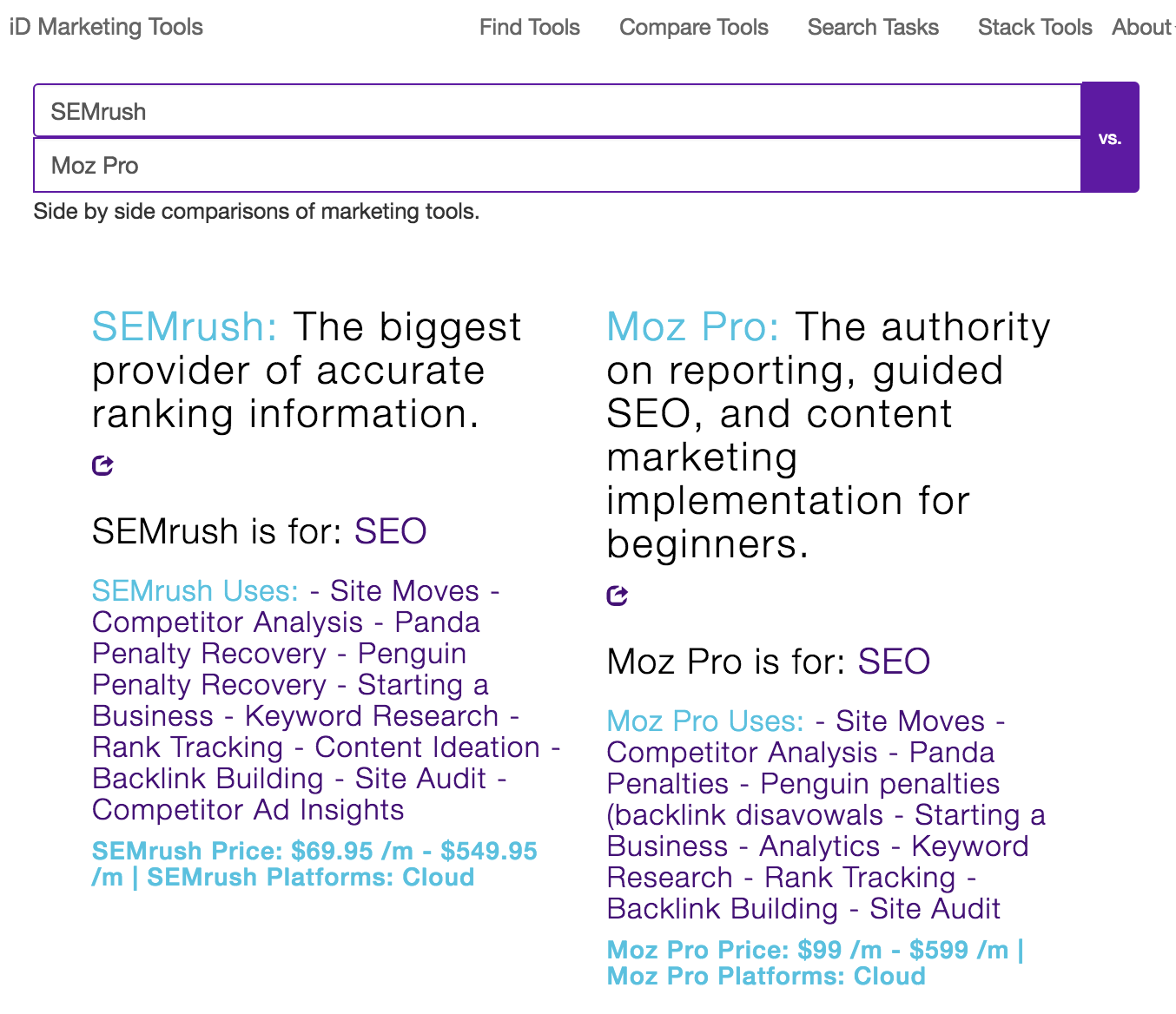 iD Marketing Tools gallery image